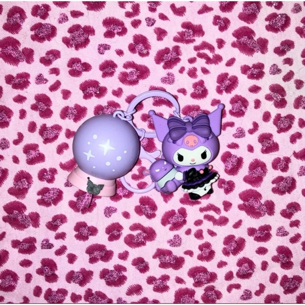 Purple Kuromi Keychain Set